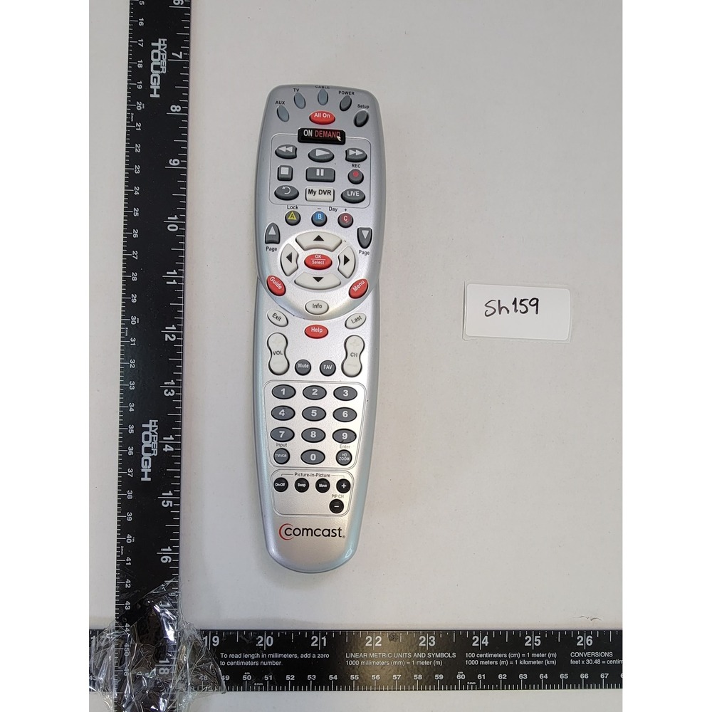 Comcast XR11 Voice Remote Control Silver Universal DVR Cable Box Remote - Picture 2 of 3